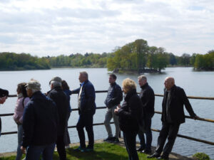 Gäste der Partnergemeinde Argenbühl in Radeburg 04/2024 - Besuch der Teichwirtschaft Moritzburg