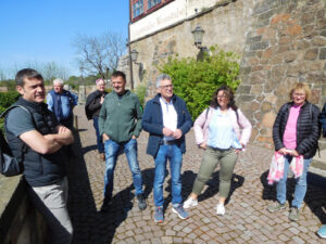 Gäste der Partnergemeinde Argenbühl in Radeburg 04/2024 - Besuch der Albrechtsburg in Meißen