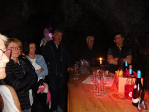 Gäste der Partnergemeinde Argenbühl in Radeburg 04/2024 - Besuch der Winzergenossenschaft Meißen