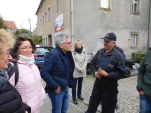 Gäste der Partnergemeinde Argenbühl in Radeburg 04/2024 - Begegnung in Bärnsdorf